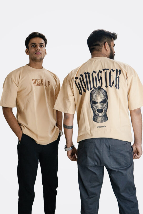 Gangster printed oversized t-shirt